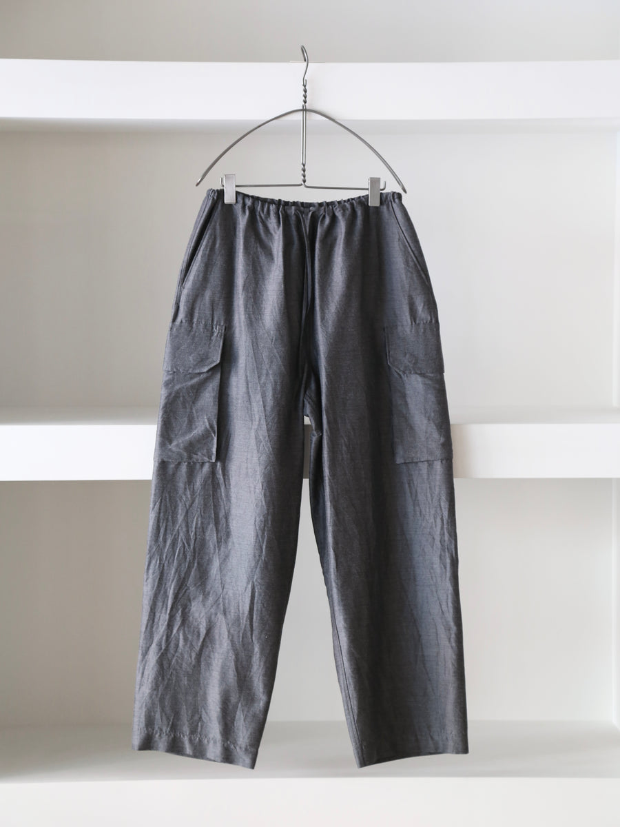 blurhms 26SS Silk-Wo-Co Side Seamless 6P Pants